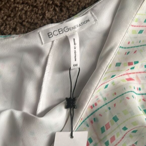 BCBGeneration Spiraling Ladder One Shoulder Dress - Picture 8 of 8